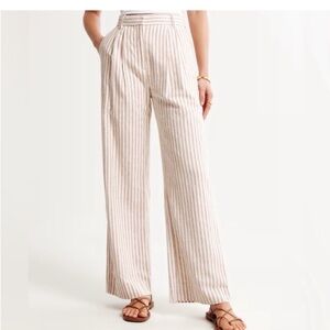 Abercrombie Sloane tailored wide leg pant, size 27 tall